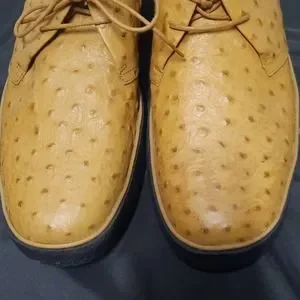 Rj Colt | Shoes | Rare Rj Colt Roj Ostrich Leather Ankle Tie  display picture 1